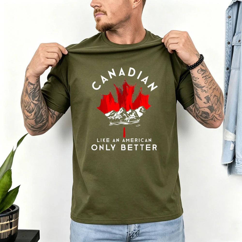 Canada National Day Graphic T-Shirt — Unisex Cotton Tee | OWNLUXE