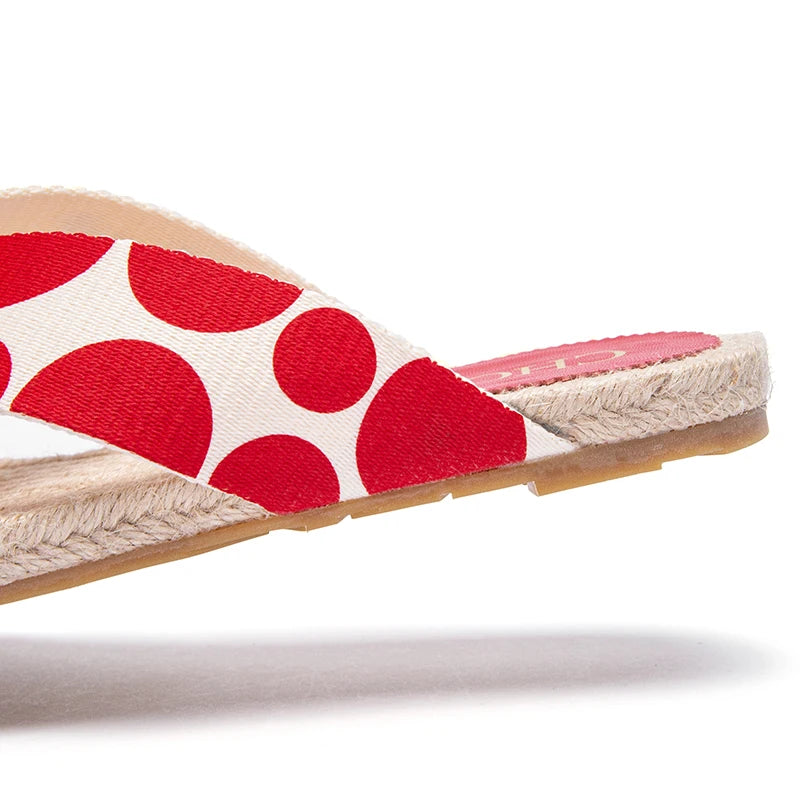 Woven Flat Women’s Slides – Casual Summer Comfort Slippers