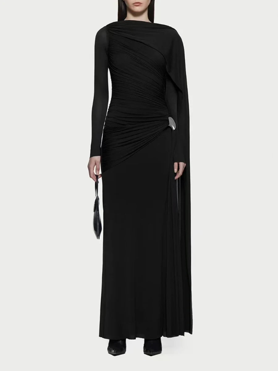 Round-Neck Dress | OWNLUXE