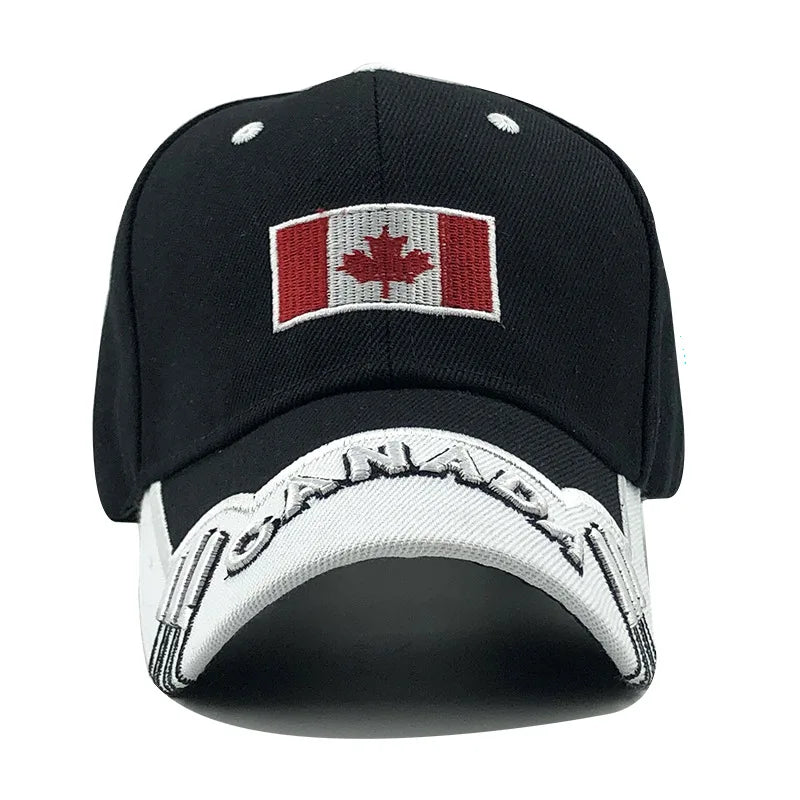 Canada Embroidered Baseball Cap - Premium Snapback Dad Hat