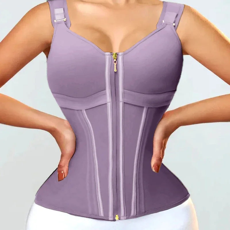 Corset Vest Body Shaper - Push Up Bra & Tummy Control Shapewear | OWNLUXE