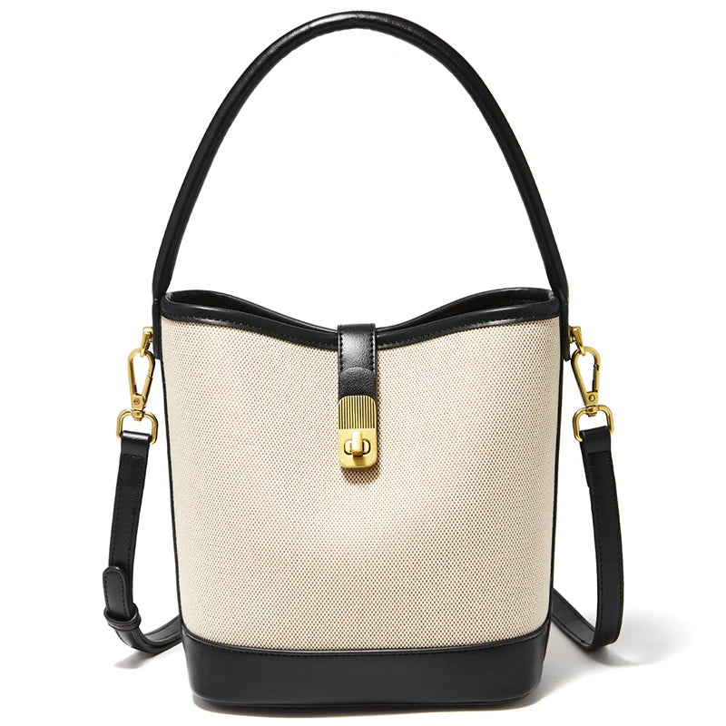 Leather Bucket Bag | OWNLUXE