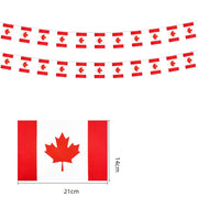 Canada Flag Bunting Banner - Pennant String Flags Set of 20 for Parties & Festivals
