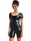 Wire-Free Faux Leather Sleeveless Vest Waist Trainer | OWNLUXE