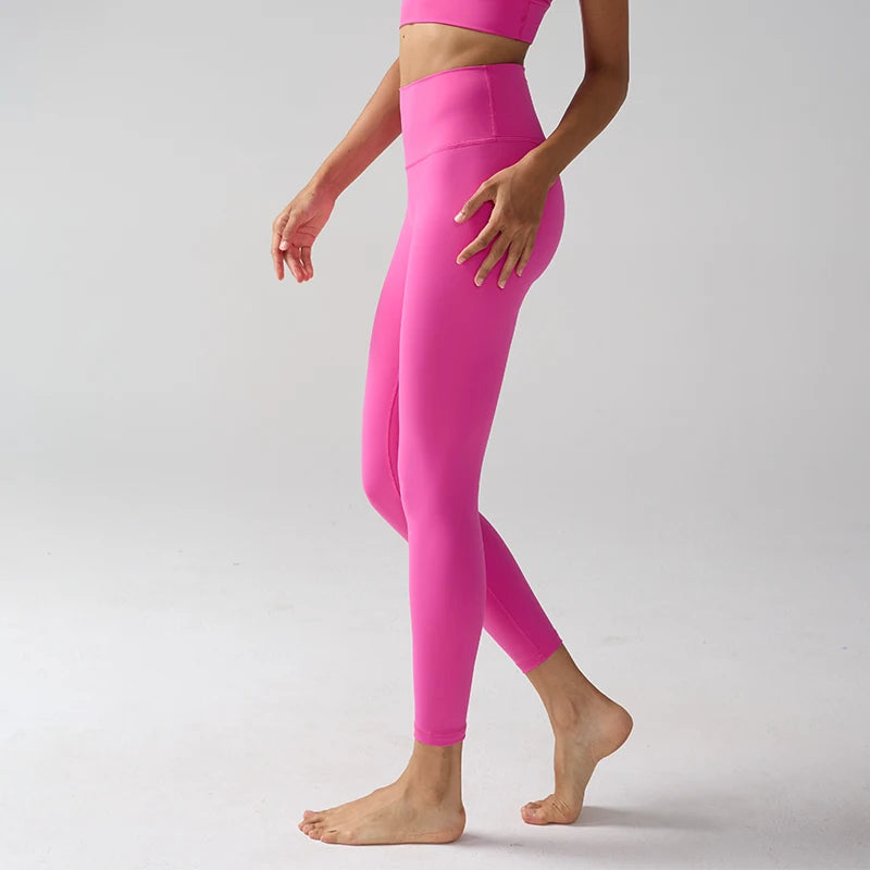 Women's High-Waist Leggings (Fog Blue) | OWNLUXE