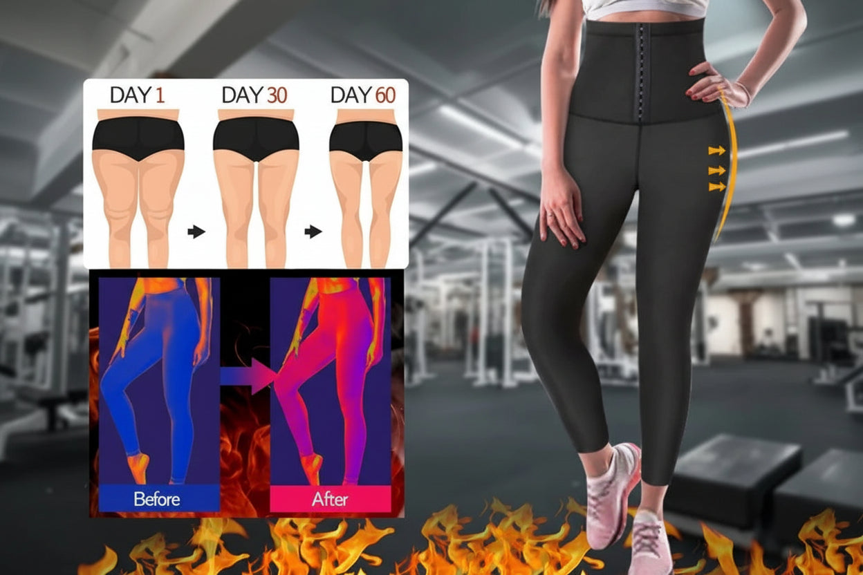 Sauna Body Shaper Pants - Hot Thermo Sweat Slimming Shorts | OWNLUXE