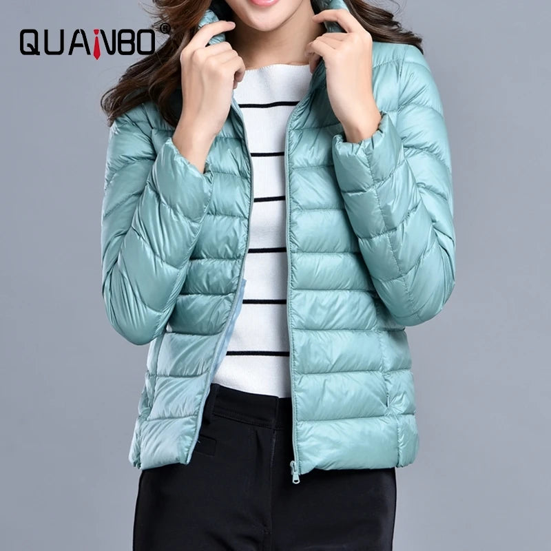 Women Spring Jacket Fashion Short Ultra Lightweight | OWNLUXE