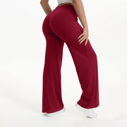 Mid-Waist Yoga Pants – Straight Leg Active