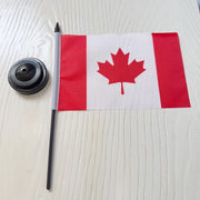 Canadian Desk Flag – Polyester Maple Leaf Office & Decor Banner | OWNLUXE