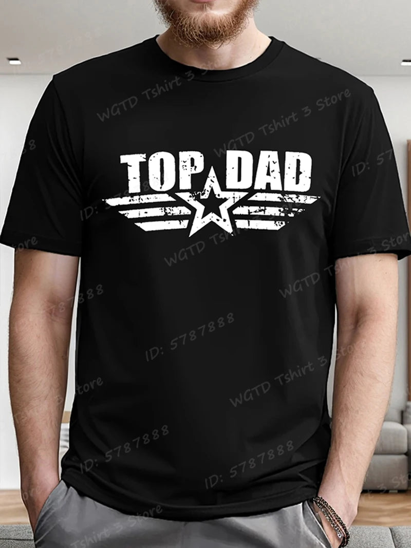 Top Dad Graphic T-Shirt – Unisex O‑Neck Short Sleeve