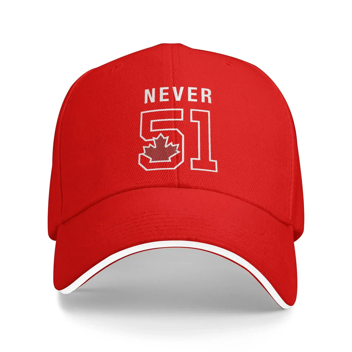 Never 51 Canada Pride Baseball Cap – Unisex Trucker Snapback