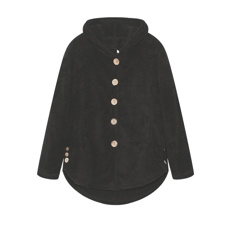 Pleated Printed Long-Sleeve Coat | OWNLUXE
