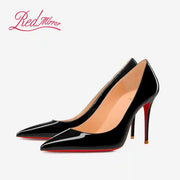 Women's High-Heel Pointed-Toe High Heels (Black) | OWNLUXE