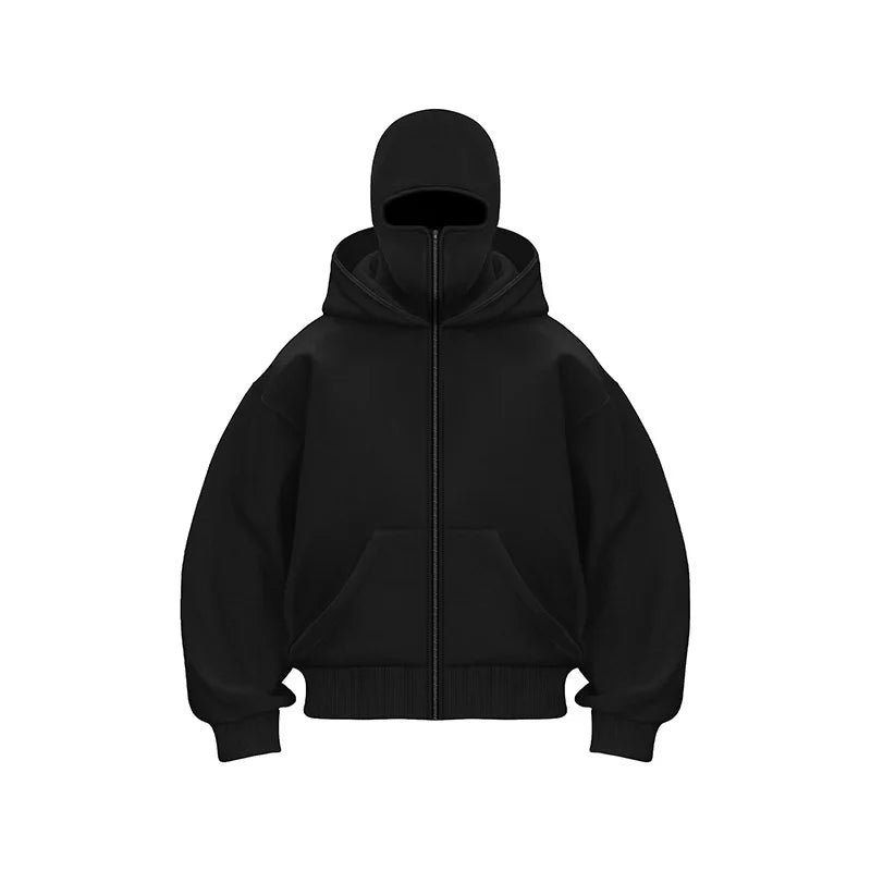 Goth Harajuku Double Hoodies Hoodie | OWNLUXE