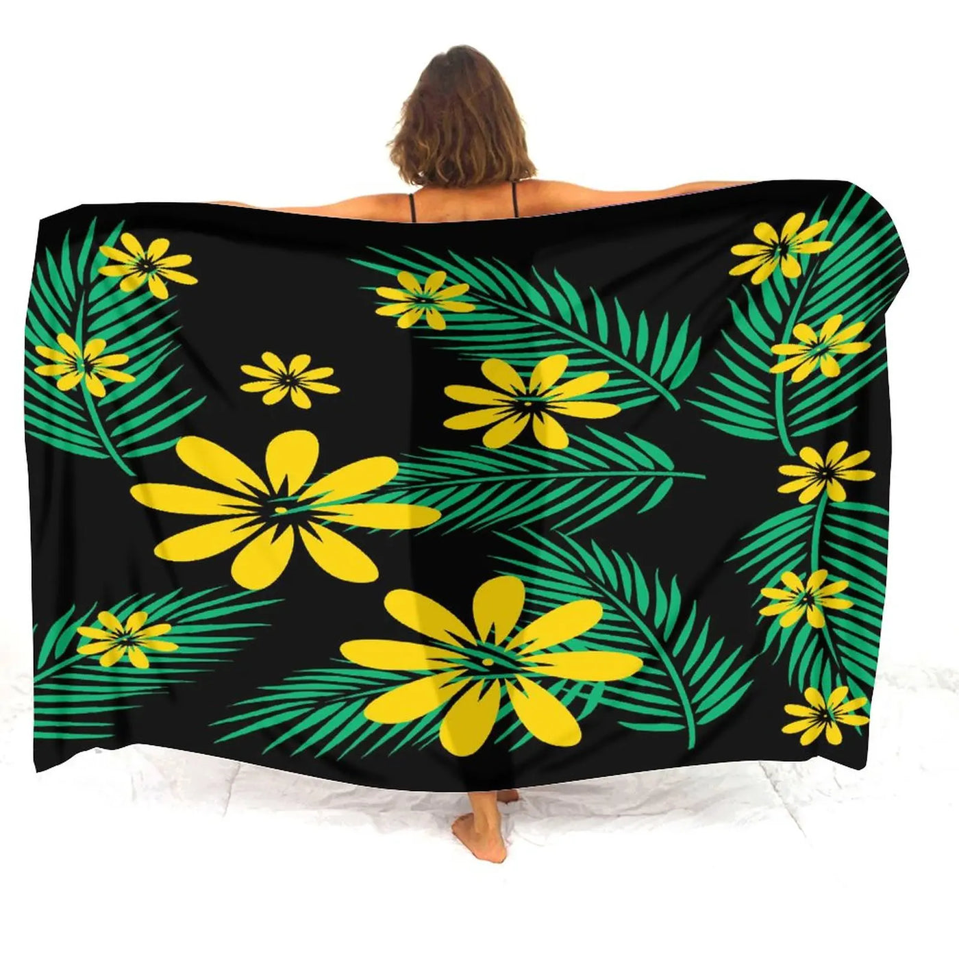 Floral Polynesian Swim Cover-Up | OWNLUXE