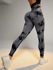 Seamless High Waist Yoga Leggings – Full-Length Quick-Dry