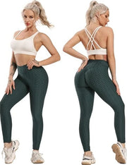 Yoga Butt-Lifting Scrunch Tummy-Control Leggings | OWNLUXE