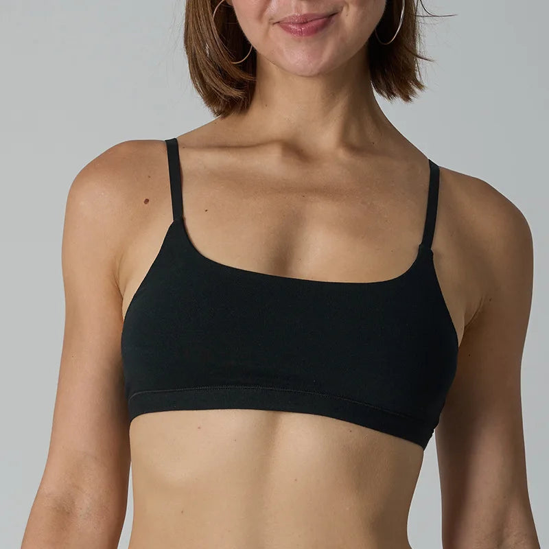 Seamless Cotton Bralette | OWNLUXE