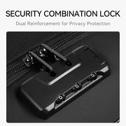 Combination-Lock Polyester Crossbody Bag | OWNLUXE