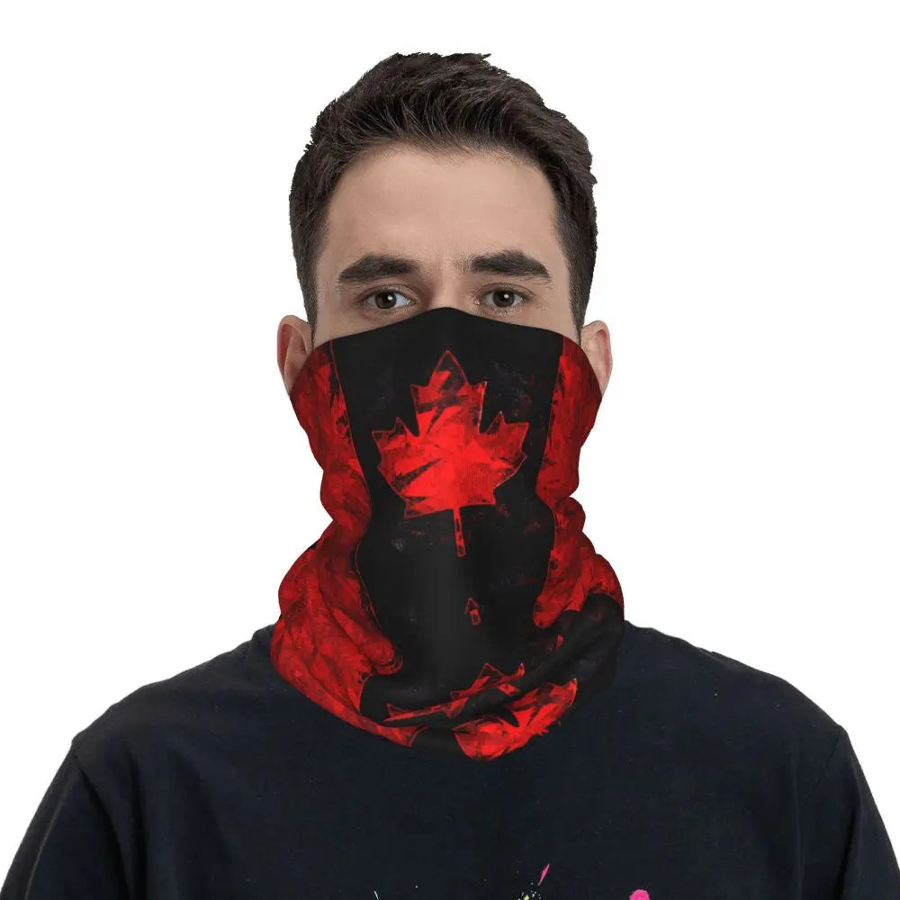 Canadian Flag Maple Leaf Neck Gaiter | OWNLUXE