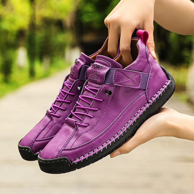 Women's Leather Sneakers (White) – Shop at OWNLUXE