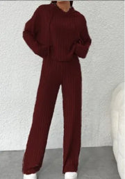 Women's Striped Hooded Two Piece Pants | OWNLUXE