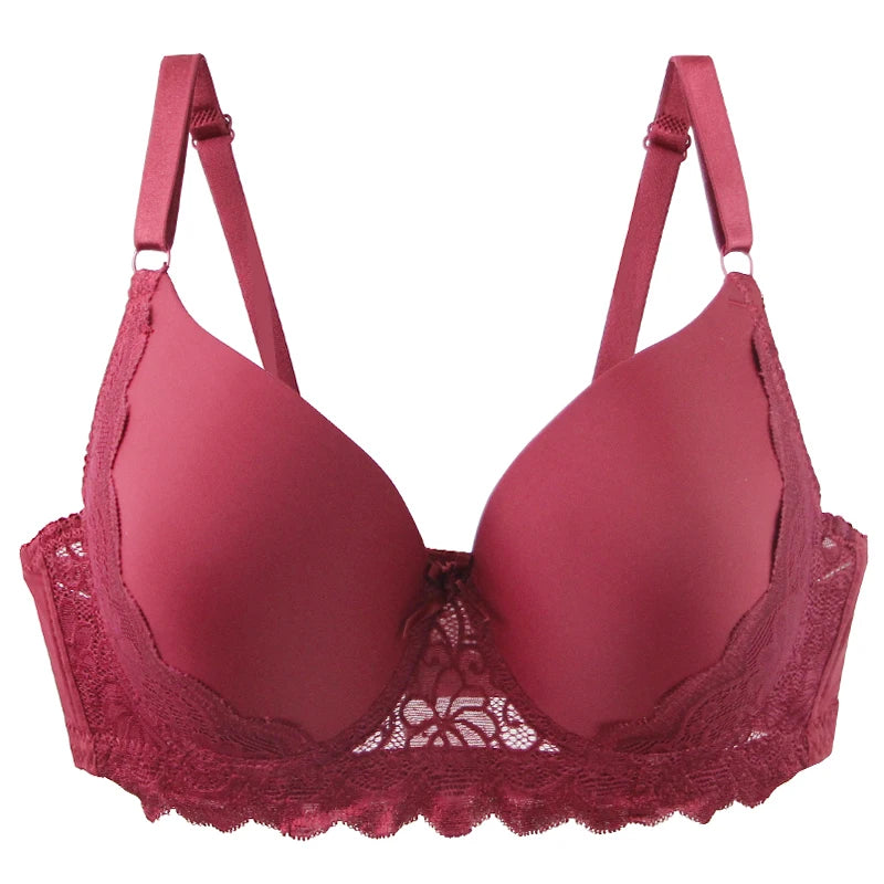 Women's Breathable Push-Up Plus-Size Bra (Khaki) | OWNLUXE