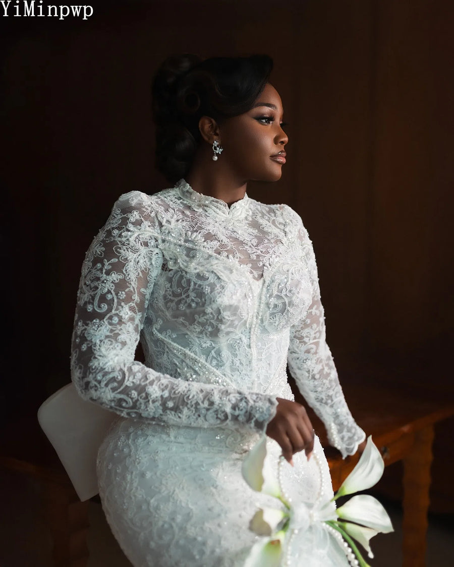 Lace Mermaid Wedding Dress | OWNLUXE