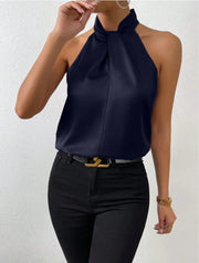 Women's Sleeveless Halter Top | OWNLUXE