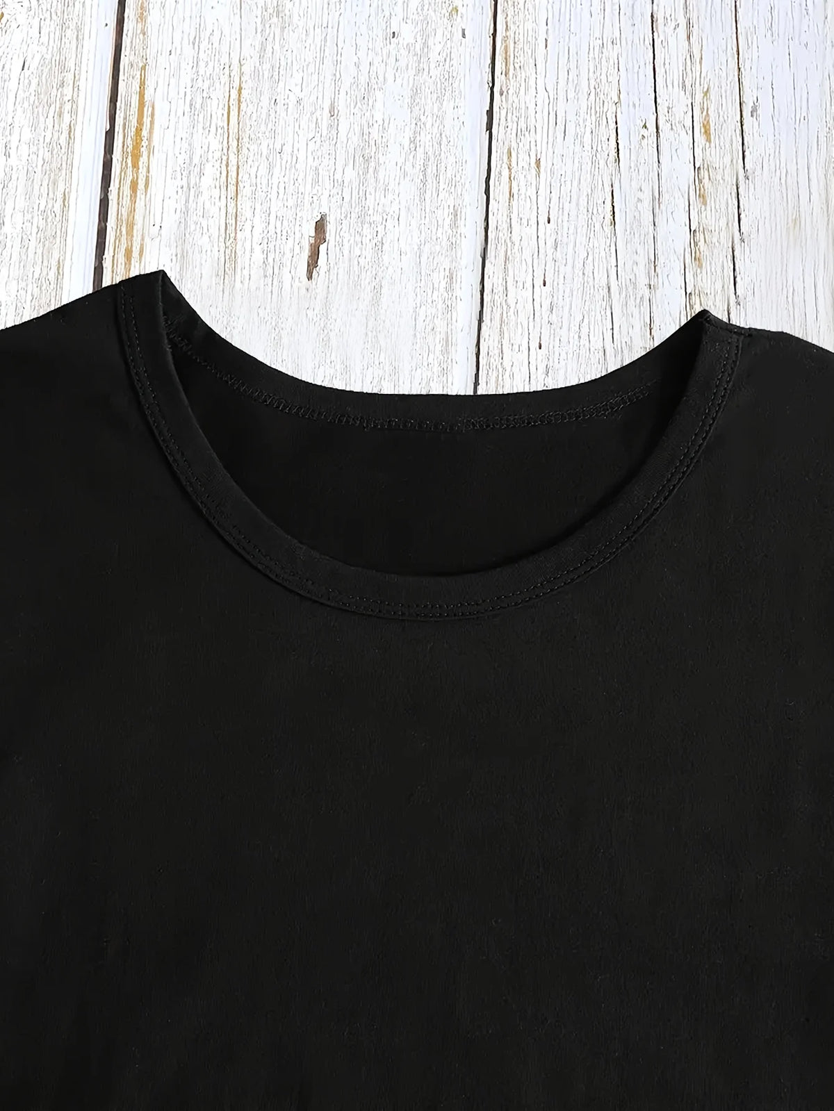 Breathable Stretch Fabric Round Casual T Shirts Accessory | OWNLUXE
