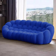 Minimalist U-Shaped Sofa with 3D Fabric All-Season Comfort