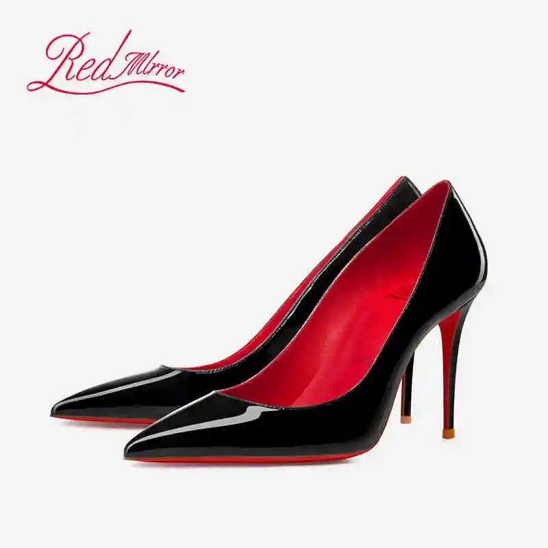 Women's High-Heel Pointed-Toe High Heels (Black) | OWNLUXE