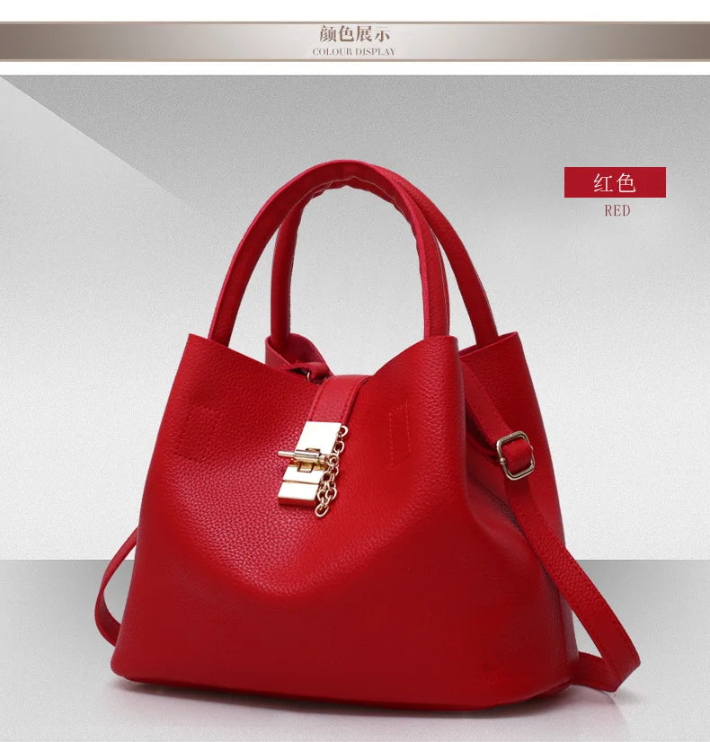 Women's Leather Crossbody Handbag – Luxury Designer Shoulder Bag