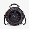 PU Leather Clock-Shaped Crossbody Bag | OWNLUXE