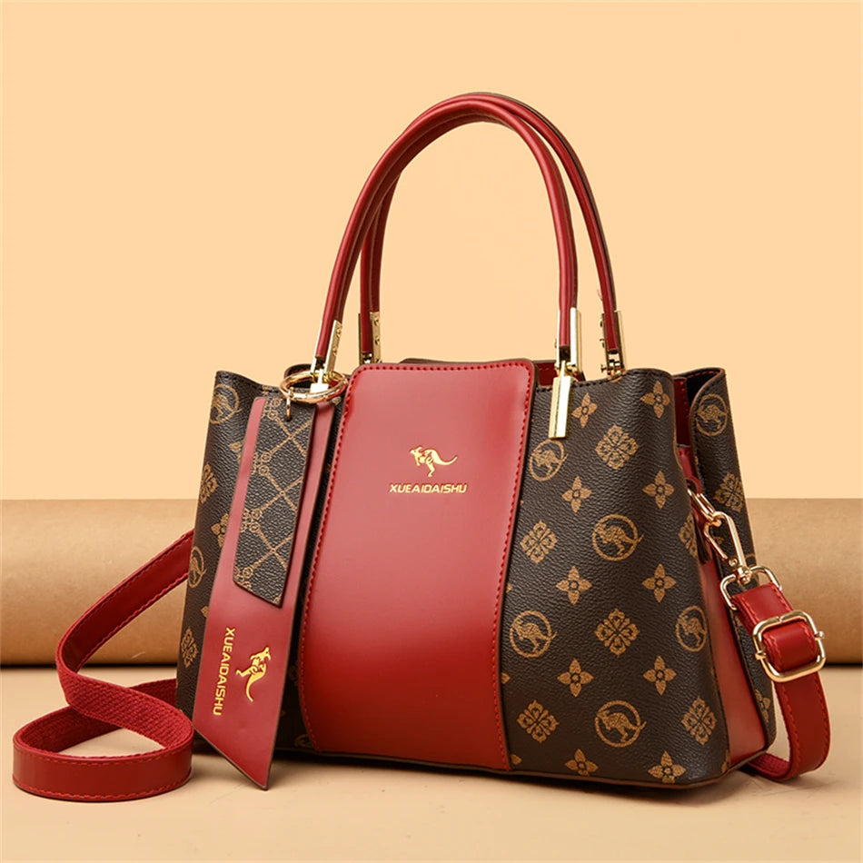 Stylish Patchwork Tote Bag - Soft Microfiber & Chic Sequins