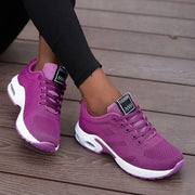Breathable Patchwork Lace-Up Sneakers for Everyday Wear