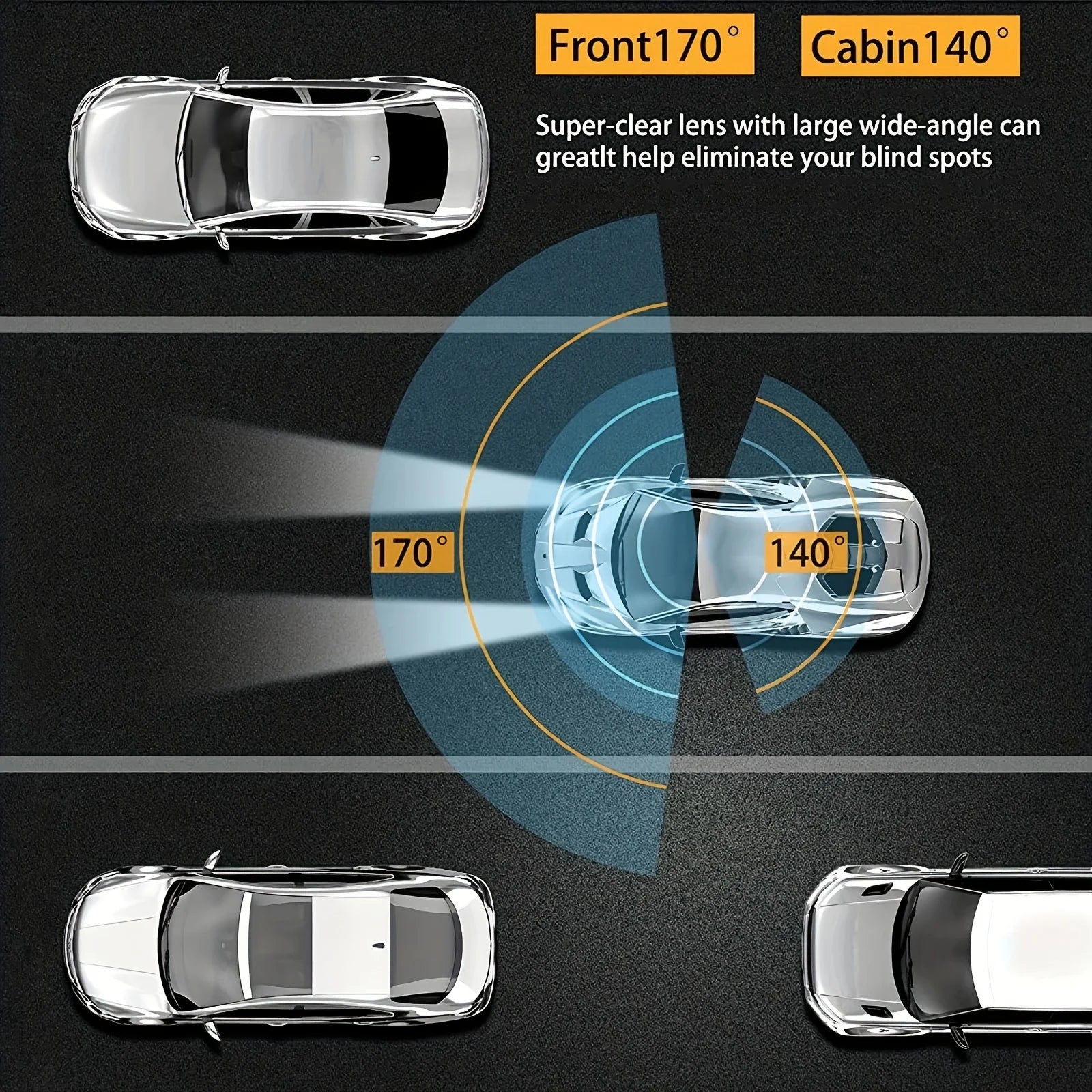 🚗 Car Dash Cam with Full HD Recording | Caméra de Voiture HD Intégrale