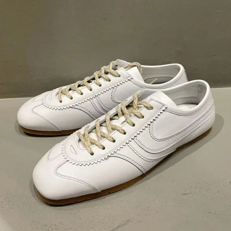 Women's Leather Sneakers Forrest – Shop at OWNLUXE