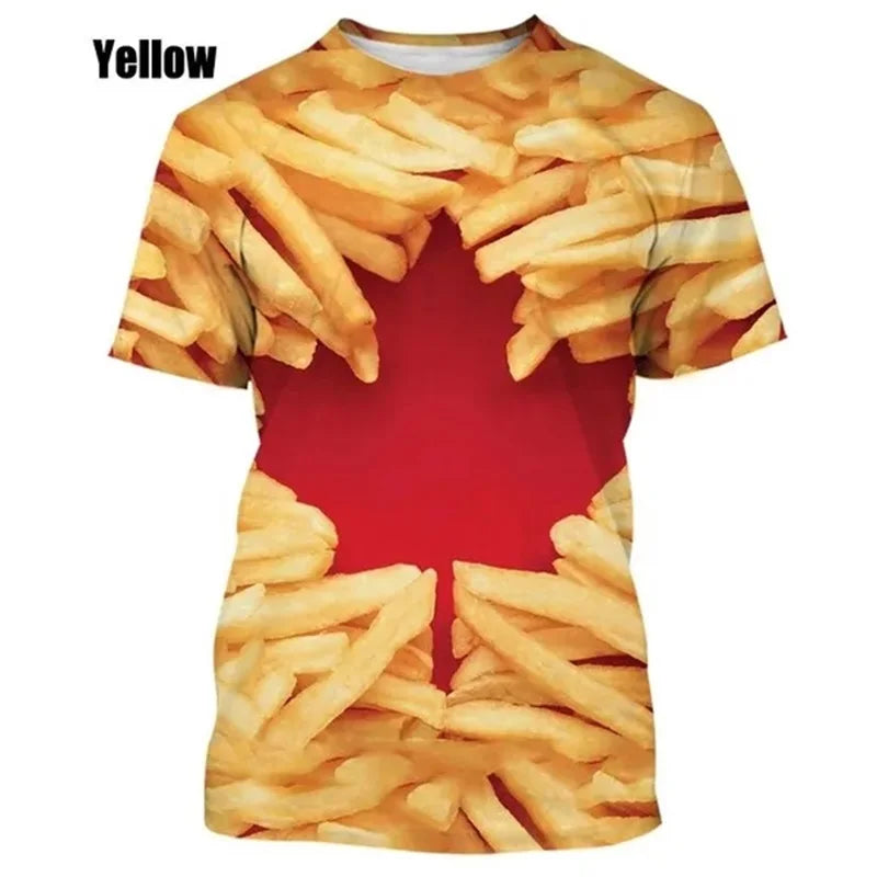 I Love Canada Creative Graphic T Shirts For Men Women 3D | OWNLUXE