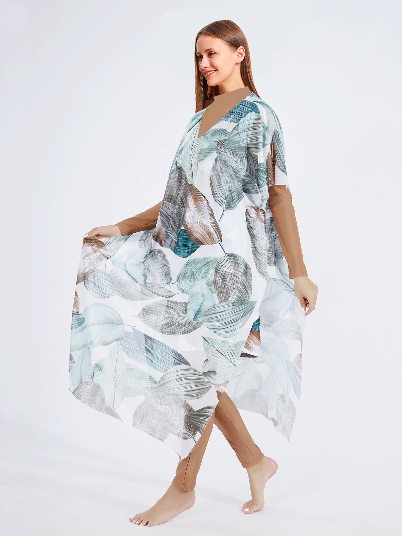 Beach Wear Shawl Dress Swim Cover-Up | OWNLUXE