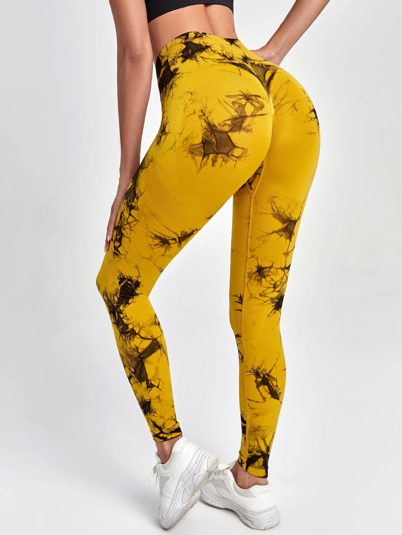Seamless High Waist Yoga Leggings for Women – Push-Up & Ankle-Length