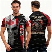Canada Camouflage Men T Shirt ARMY VETERAN Combat Tops 3D Military Camo Canadian Soldiers T-shirt Beige Field Women Short Sleeve