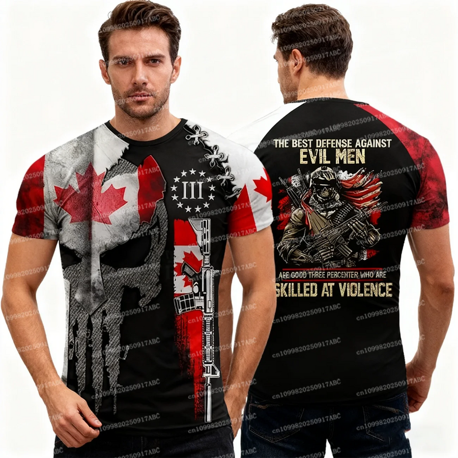 Canada Camouflage Men T Shirt ARMY VETERAN Combat Tops 3D Military Camo Canadian Soldiers T-shirt Beige Field Women Short Sleeve