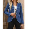 Women's Long-Sleeve Denim Plus-Size Jacket | OWNLUXE