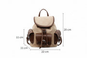 Compact Multi-Pocket PU Leather Backpack - Korean Fashion Mini Bag | OWNLUXE