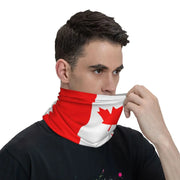 Canadian Flag Maple Leaf Neck Gaiter | OWNLUXE
