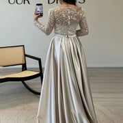Bodycon Sequin Ruched Maxi Dress | OWNLUXE
