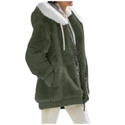 Hooded Zip-Up Coat | OWNLUXE