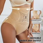 Seamless Tummy-Control Cutout High-Waist Body Shaper | OWNLUXE