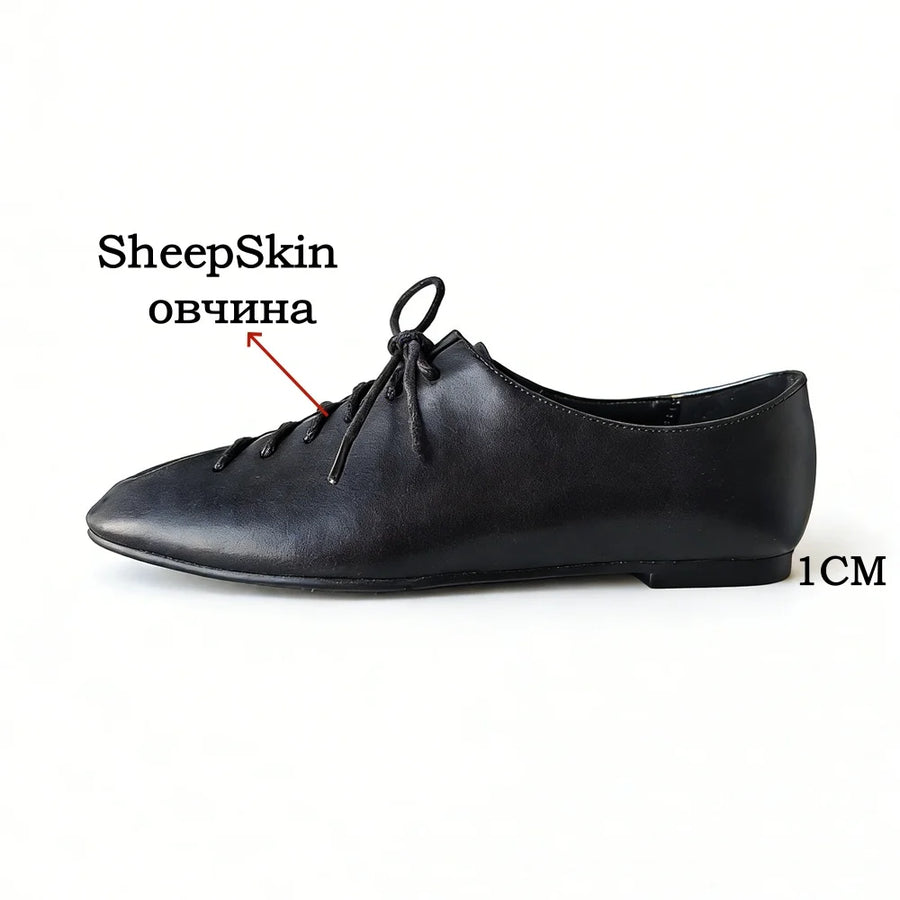 Women's Leather Loafers (Red) | OWNLUXE
